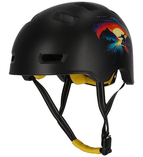 Crazy Safety Cykelhjelm - Rampage Skating - Black/Orange