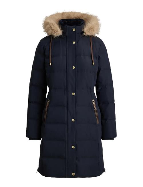 Lauren Ralph Lauren | Faux-Fur-Trim Hooded Down Coat | M