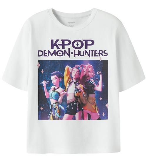 Name It T-shirt - NkfMara - KPop - Bright White