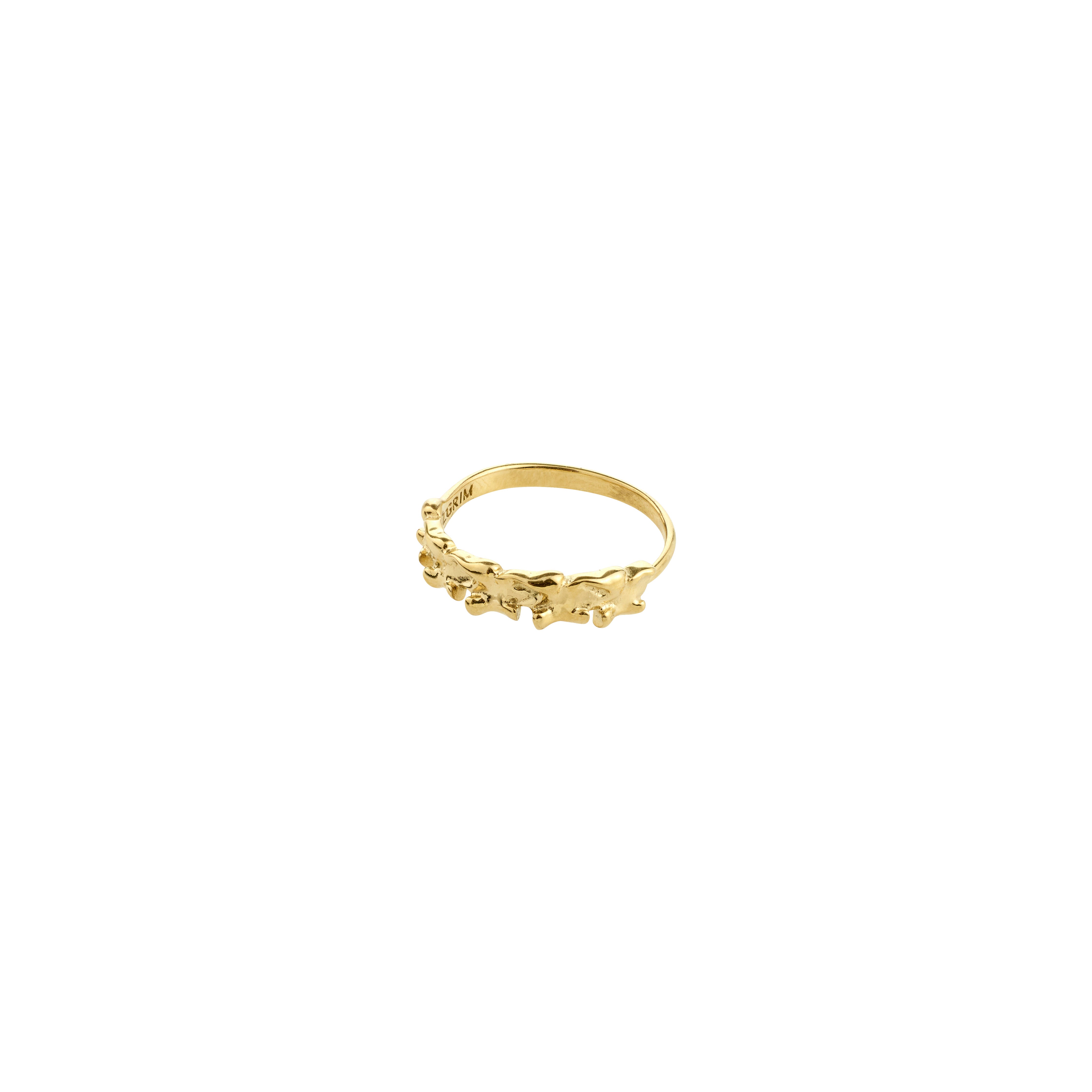 Pilgrim TIMBER ring guldbelagt