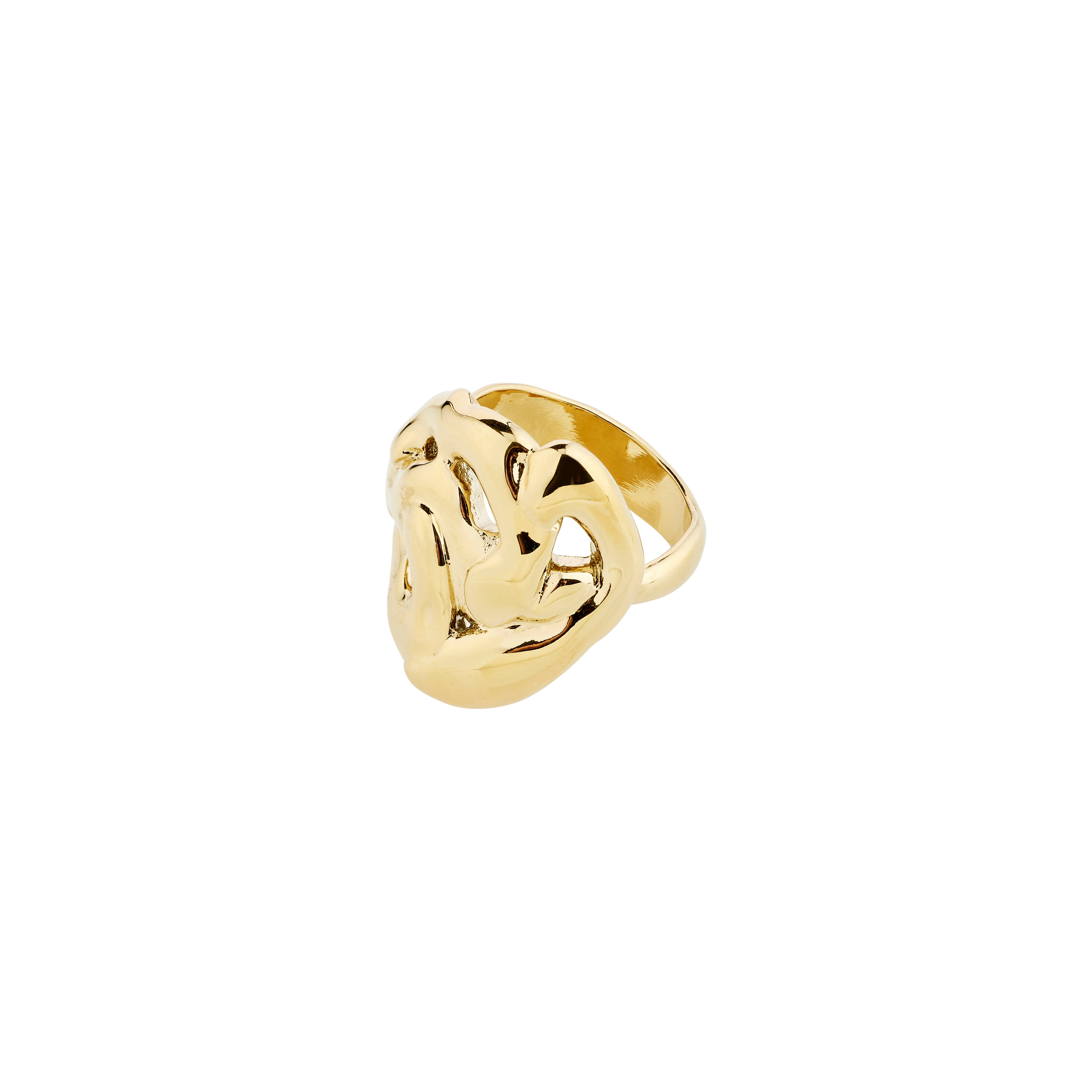 Pilgrim LUCA ring guldbelagt