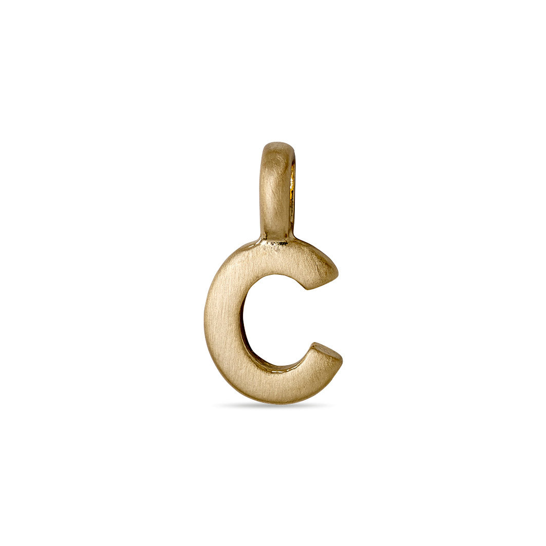 Pilgrim CHARM C vedhæng, guldbelagt