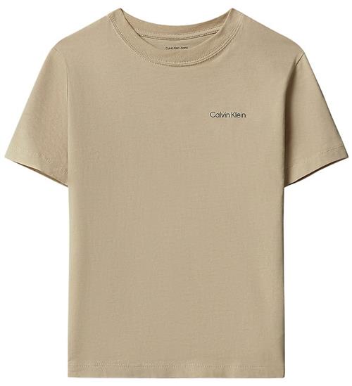 Calvin Klein T-shirt - Logo - HumusBeige