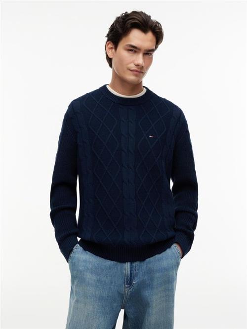 TJM REG CABLE KNIT SWEATER