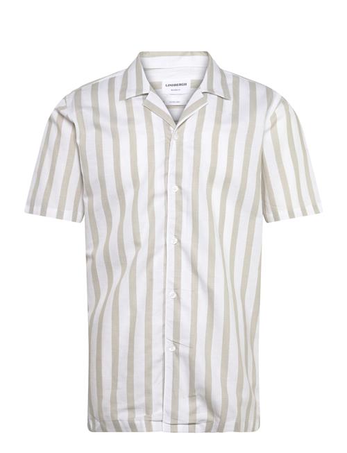 Lindbergh | Cot/Lin Striped Resort S/S | M
