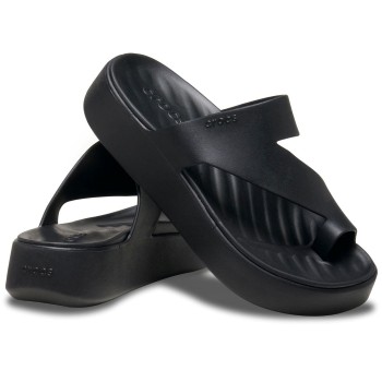 Crocs Getaway Platform Toe Loop Sort US W6 (EU 36-37) Dame