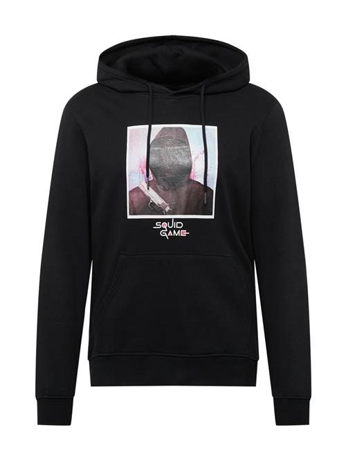 Only & Sons Sweatshirt 'ONSSquidgame'  grafit / rosé / sort / offwhite