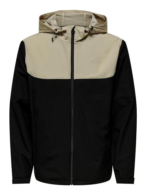 Only & Sons Overgangsjakke 'ONSNoah'  kit / sort
