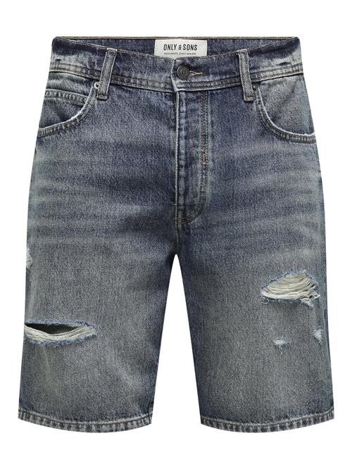 Only & Sons Jeans 'Edge Ram'  mørkeblå
