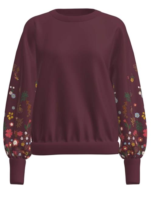 ONLY Sweatshirt 'ONLBrooke'  lyseblå / curry / gran / vinrød