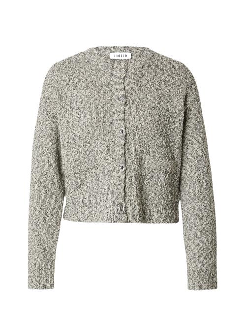 Se EDITED Cardigan 'Ida'  sort / hvid hos About You
