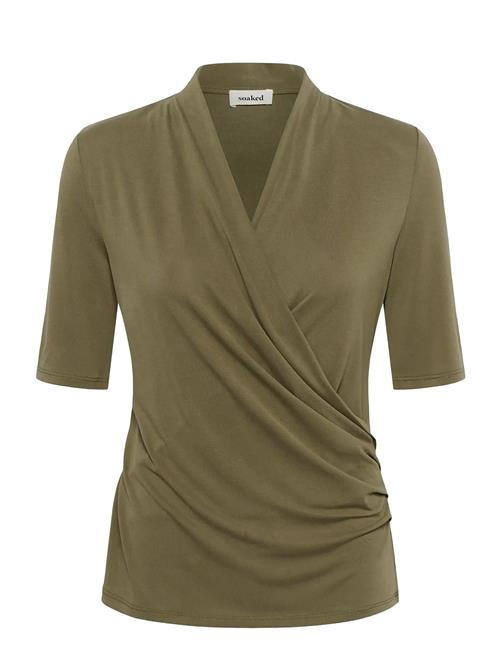 Soaked | Slcolumbine Wrap Blouse Ss | S