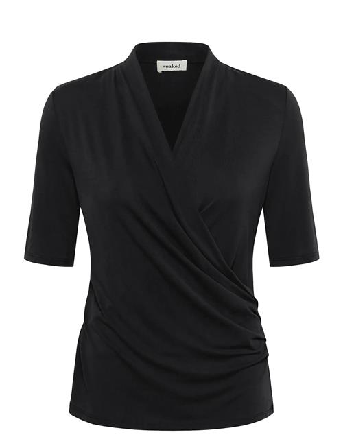 Soaked | Slcolumbine Wrap Blouse Ss | XS