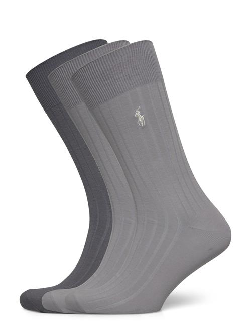 Polo Ralph Lauren | Ribbed Cotton-Blend Trouser Sock 3-Pack | 39-42