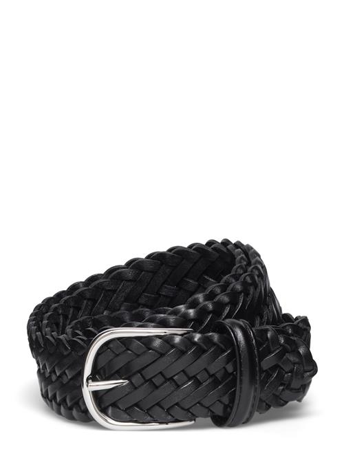 Anderson's | Woven Leather Belt Cognac - 3,5 Cm | 95