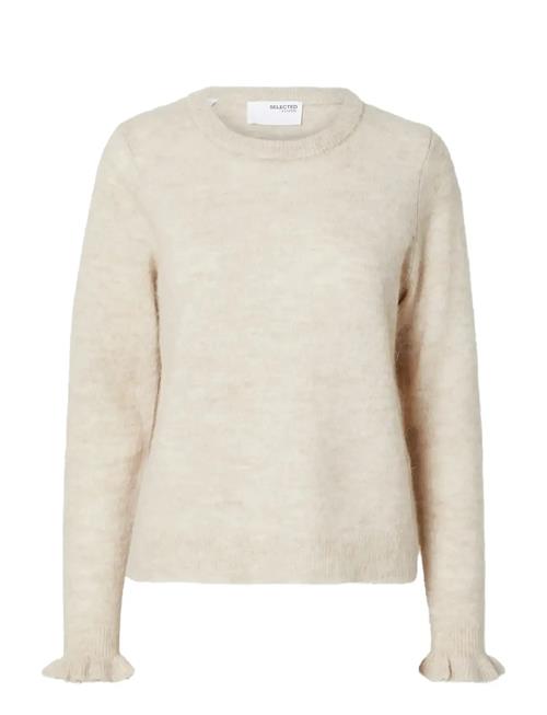 Selected | Slflulu Ls Knit Frill Cuff O-Neck Noos | M