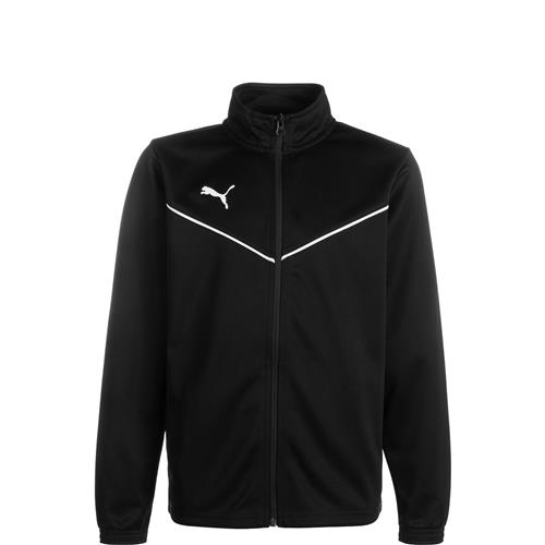 PUMA Sportsjakke 'TeamRise'  sort / hvid