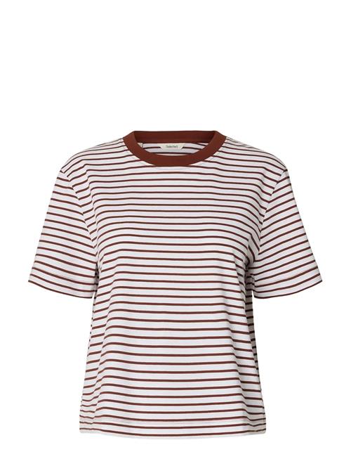 Selected | Slwessential Ss Striped Boxy Tee Noos | S
