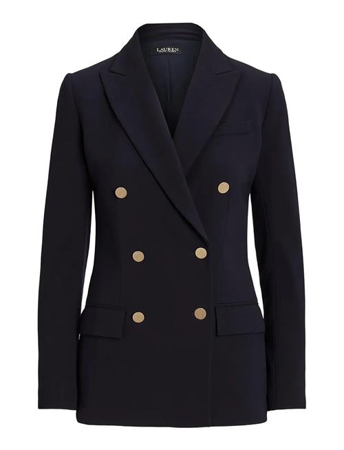 Lauren Ralph Lauren | Double-Breasted Wool Crepe Blazer | 34