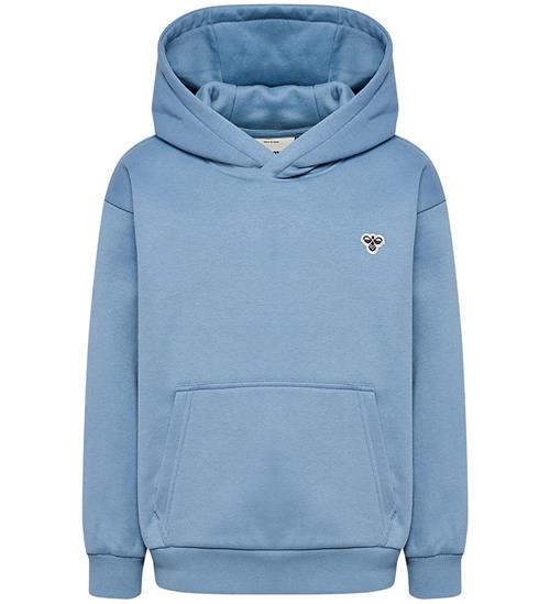 Hummel Hættetrøje - hmlJr Loose Hoodie Bee - Faded Denim