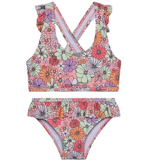 Color Kids Bikini - Coral Blush m. Print