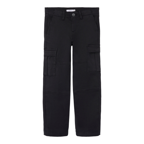 NAME IT Cargo Twill Bukser Black