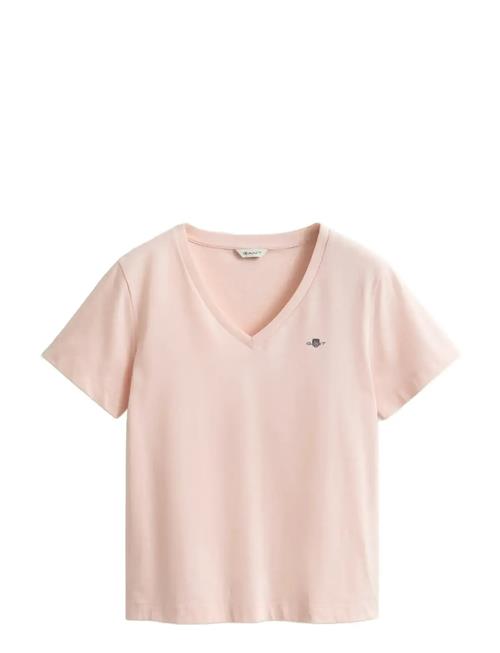 GANT | Reg Shield Ss V-Neck T-Shirt | L