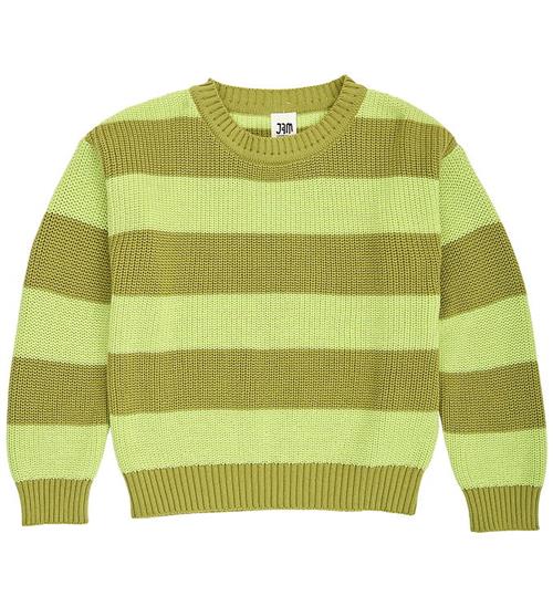 Müsli Bluse - Strik - Pear m. Striber