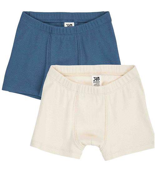 Jam Generation Boxershorts - 2-pak - Rib - Navy/Hvid
