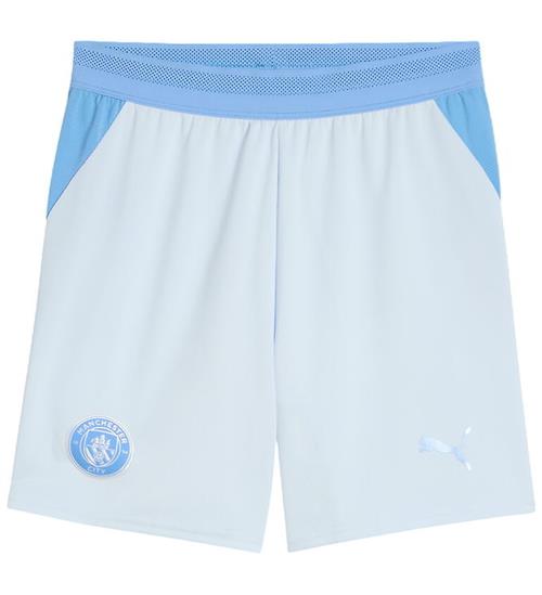 Puma Fodboldshorts - Manchester City Home - Icy Blue/Team Light