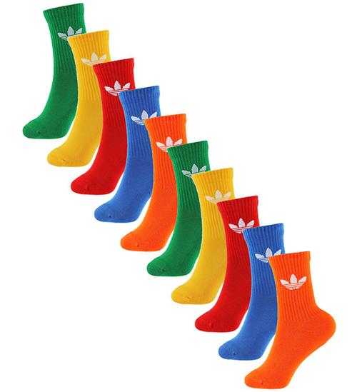 adidas Originals Strømper - 10-pak - Blå/Grøn/Better Scarlet