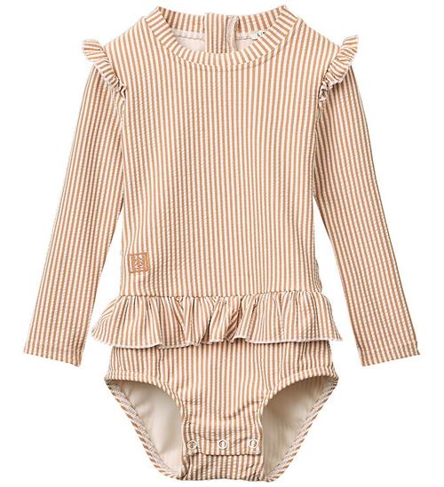Liewood Badedragt - Sille Baby - Y/D Stripe Pale Tuscany/Creme d