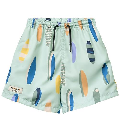 Liewood Badeshorts - Duke - Boards/Light Peppermint