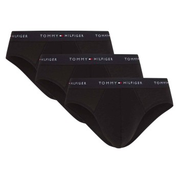 Tommy Hilfiger 3P Signature Cotton Logo Brief Sort bomuld XX-Large Herre