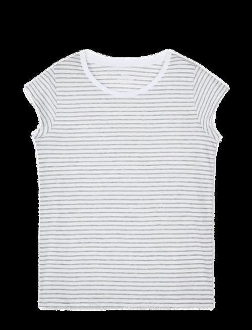 Mads Nørgaard | Fine Jersey Stripe Teasy Tee Fav | S