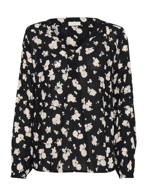 Kaffe Bluse 'KAAmber'  beige / sort