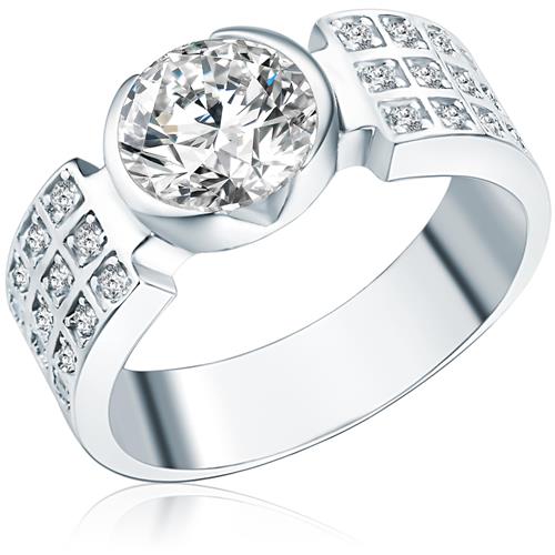 Rafaela Donata Ring  sølv / transparent