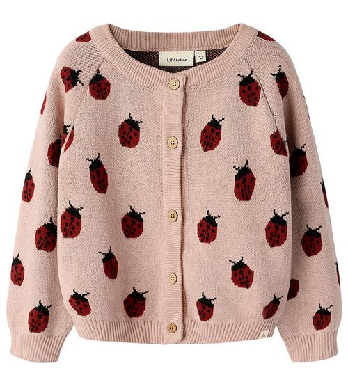 Lil Atelier Cardigan - Strik - NmfLulio - Misty Rose
