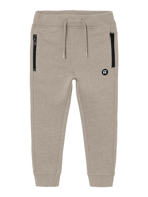 NAME IT Bukser 'Vimo'  mørkebeige / sort