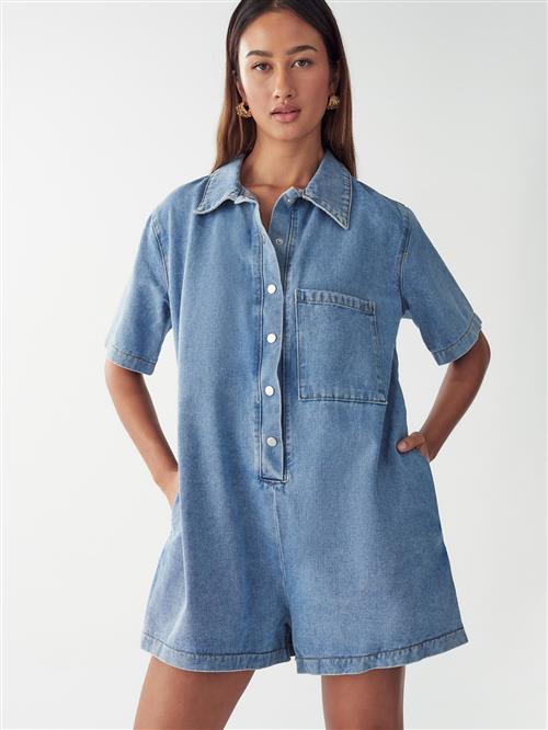 Se St MRLO Jumpsuit 'DENIM PLAYSUIT'  blue denim hos About You