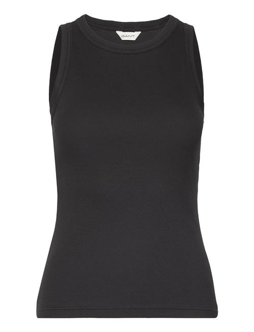 Gant | High Neck Rib Tank Top | S