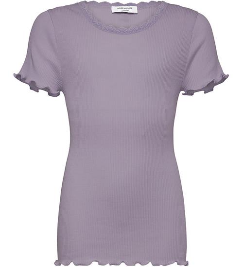 Rosemunde T-shirt - Rib - Modal - RkBalta - Lavender Grey