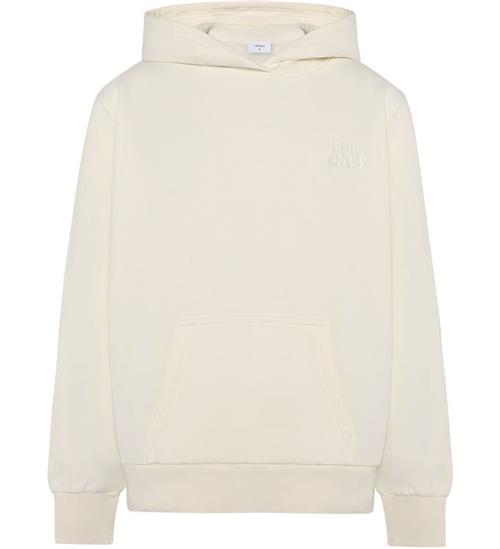Grunt Hættetrøje - GrMilian - Off White m. Print