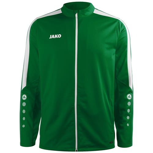 JAKO Sportsjakke 'Power'  grøn / hvid