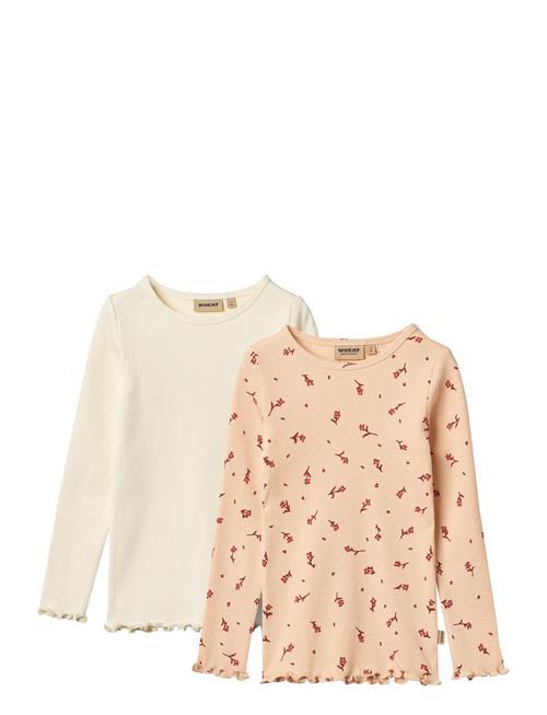 Wheat | 2 Rib T-Shirts L/S Ida | 122