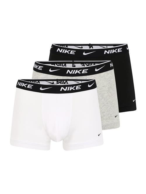 NIKE Underwear Sportsunderbukser  grå-meleret / sort / hvid