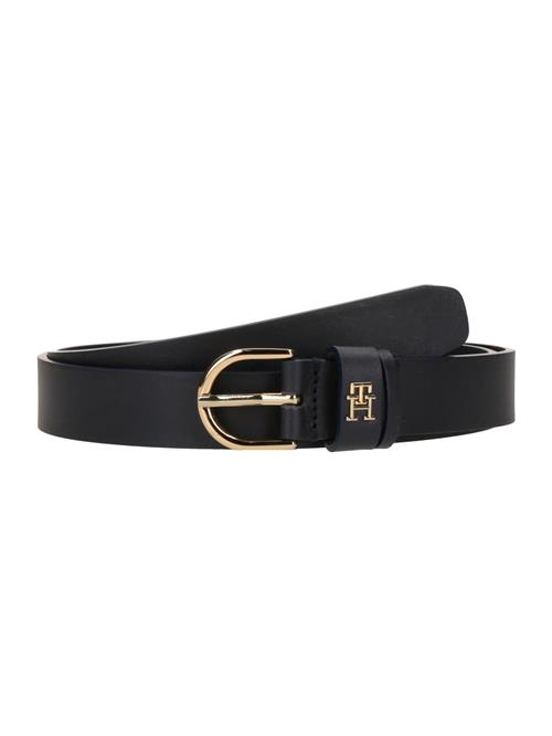 TOMMY HILFIGER Bælte 'TH Monogram'  natblå / guld