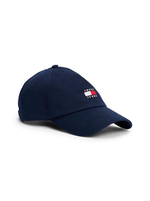 Tommy Jeans Hætte 'Heritage Logo Baseball'  marin / natblå / rød / hvid