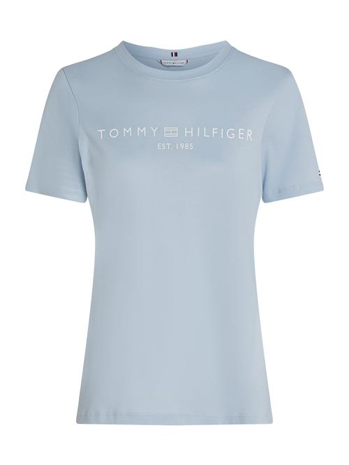 TOMMY HILFIGER Shirts 'Logo'  dueblå / hvid