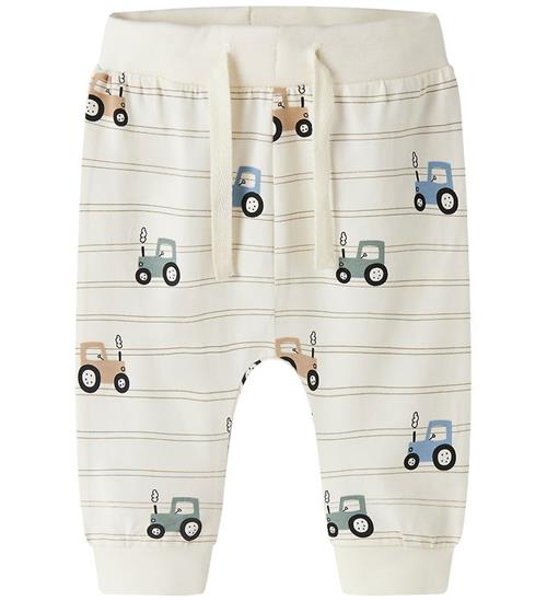 Name It Bukser - NbmVroels - Antique White/Tractors